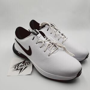 Mens Size 8.5 Nike Golf Shoes Air Zoom Victory Tour 3 Low White Black DV6798-103